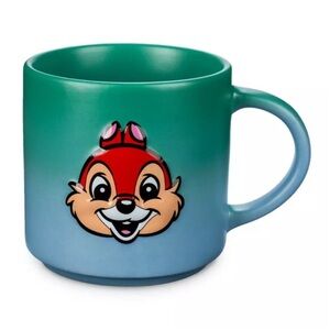 Like new Disney Parks Chip 'n Dale Ombre Retro Ceramic Coffee Mug